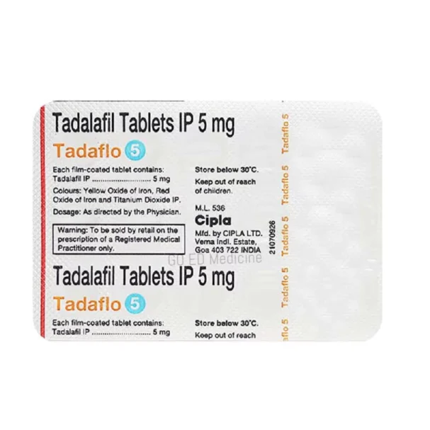 Tadaflo 5mg Tadalafil Tablet 3