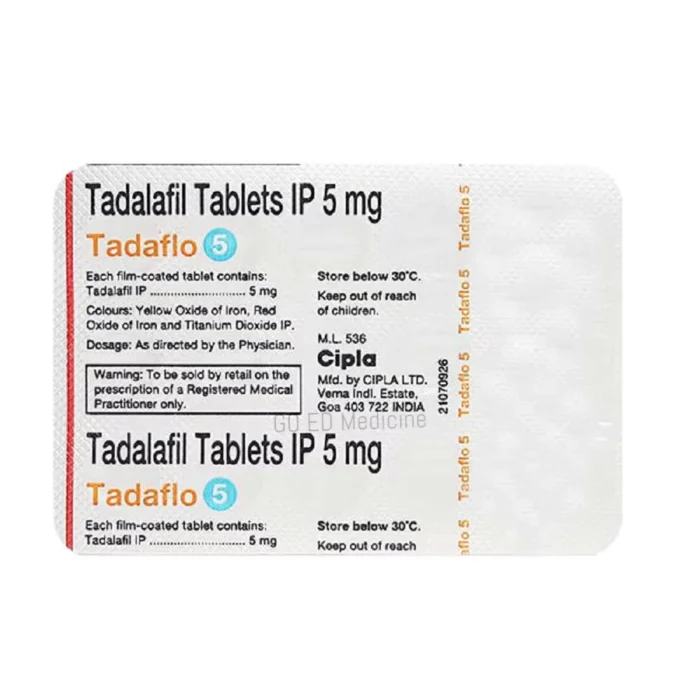 Tadaflo 5mg Tadalafil Tablet 3