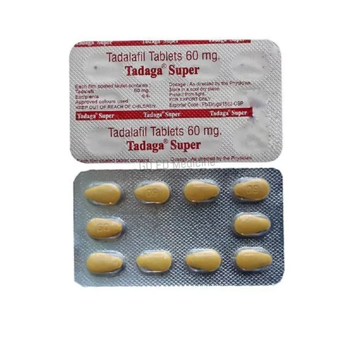 Tadaga Super 60mg Tadalafil Tablet 2