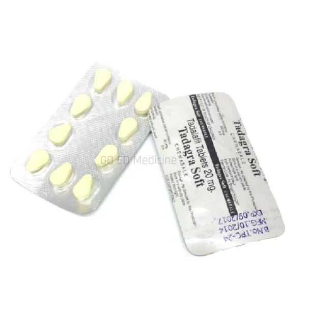 Tadagra Soft Chewable 20mg Tadalafil Tablet 1