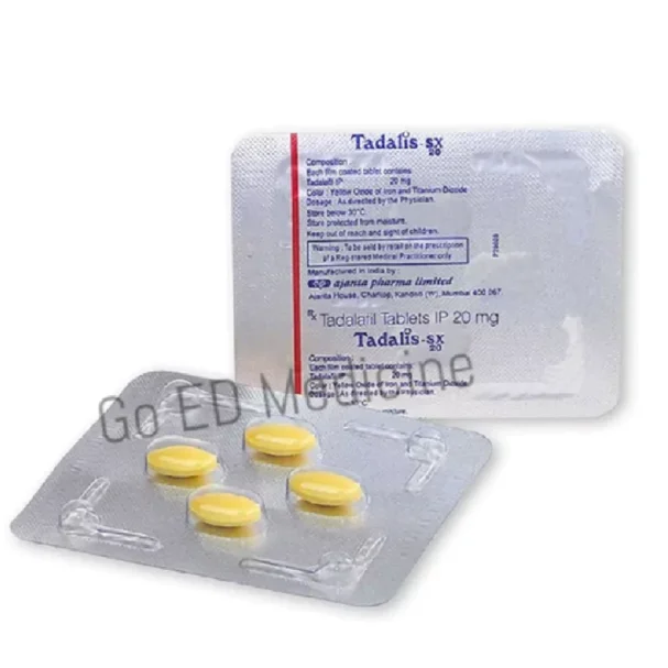 Tadalis SX 20mg Tadalafil Tablet 2