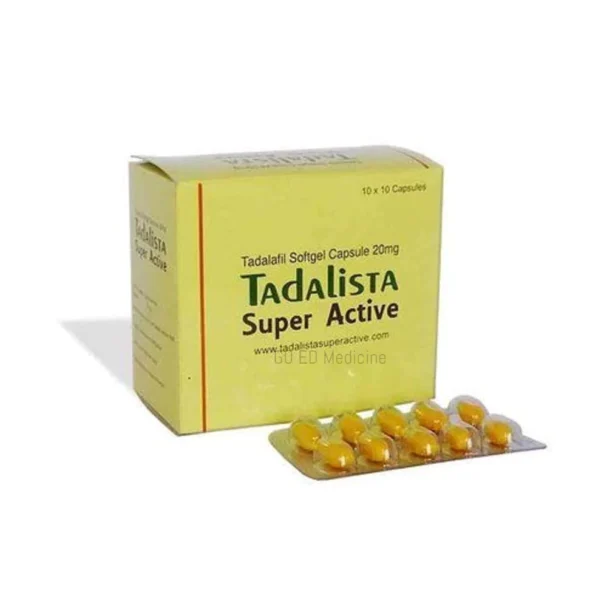 Tadalista Super Active 20mg Tadalafil Soft Gelatin Capsule 1