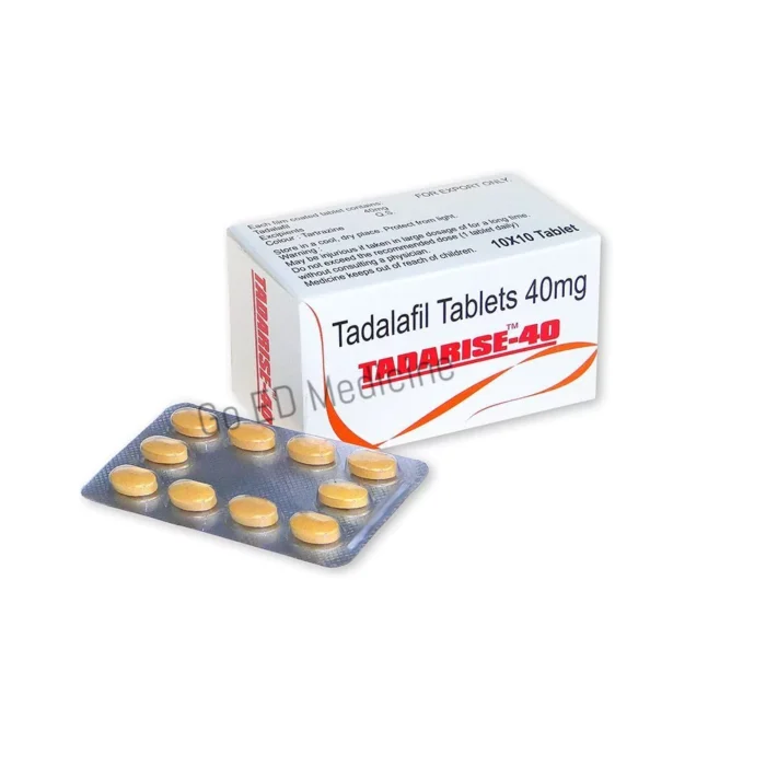 Tadarise 40mg Tadalafil Tablet 3