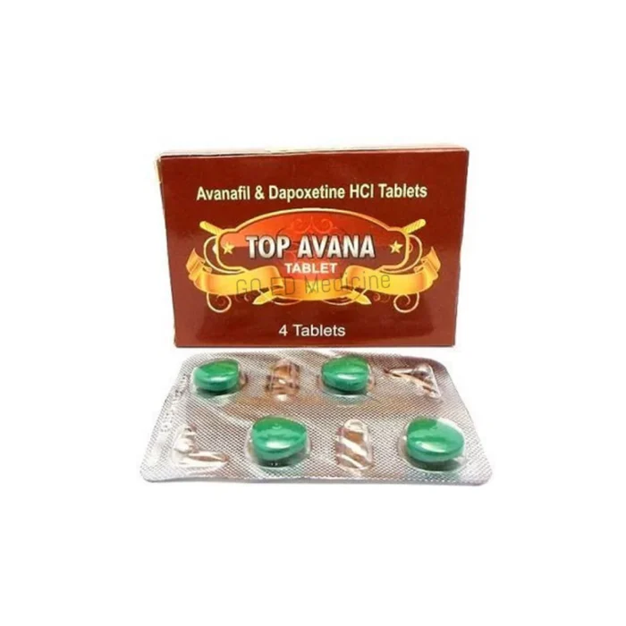 Top Avana 80mg Avanafil & Dapoxetine Tablet 3