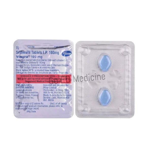 Viagra 100mg Sildenafil Tablet 2