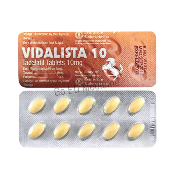 Vidalista 10mg Tadalafil Tablet 2