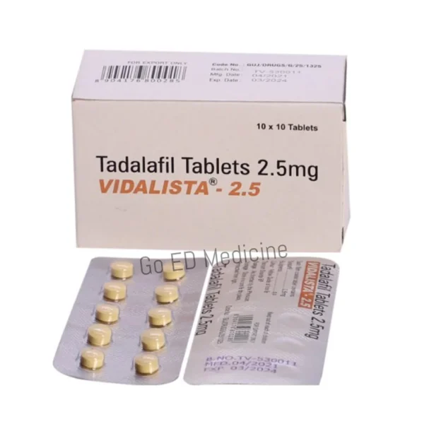 Vidalista 2.5mg Tadalafil Tablet 3