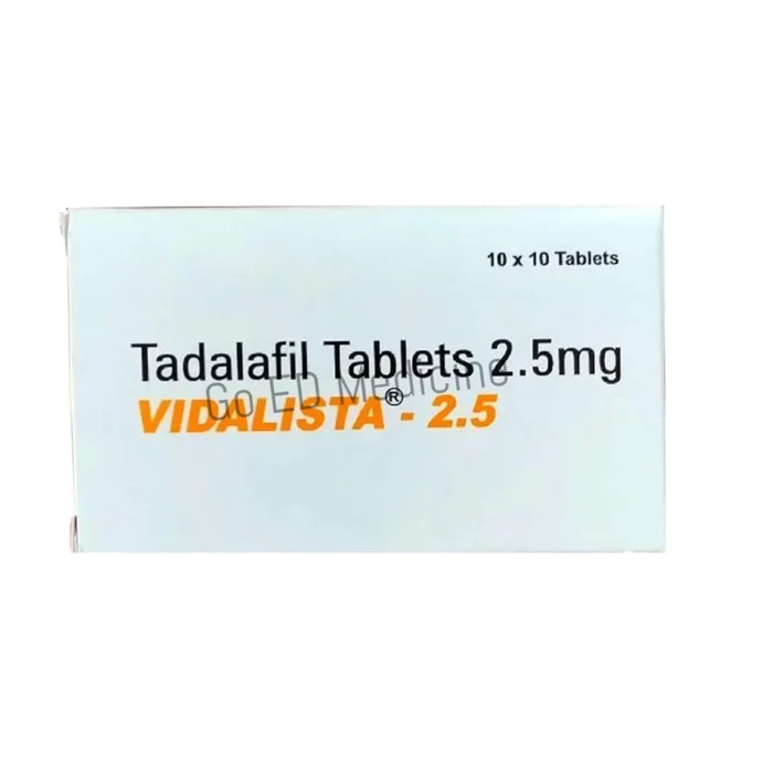 Vidalista 2.5mg Tadalafil Tablet 1