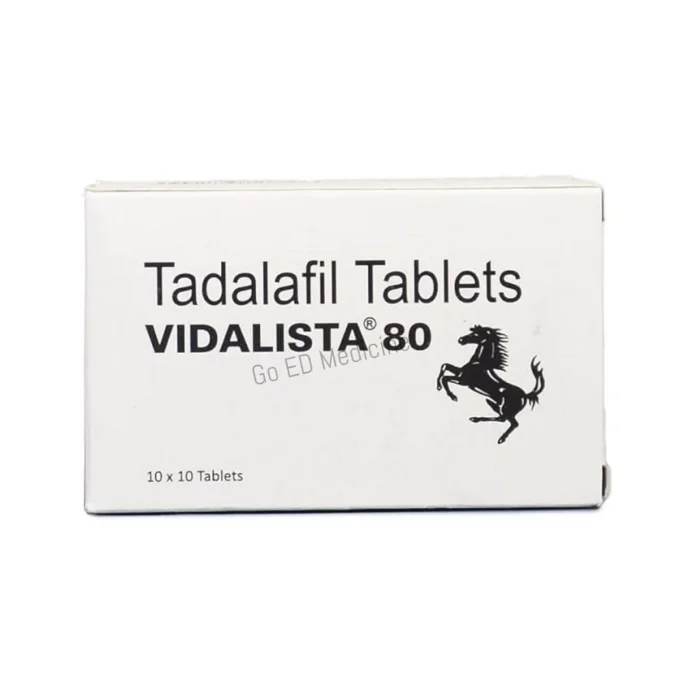 Vidalista 80mg Tadalafil Tablet 1