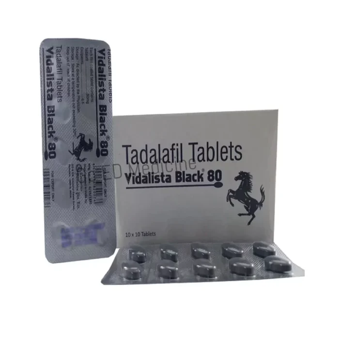 Vidalista Black 80mg Tadalafil Tablet 3