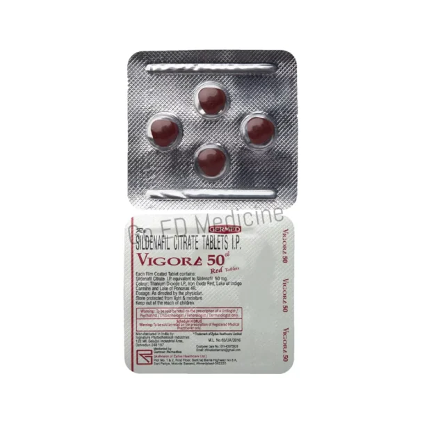 Vigore 50mg Sildenafil Tablet 3