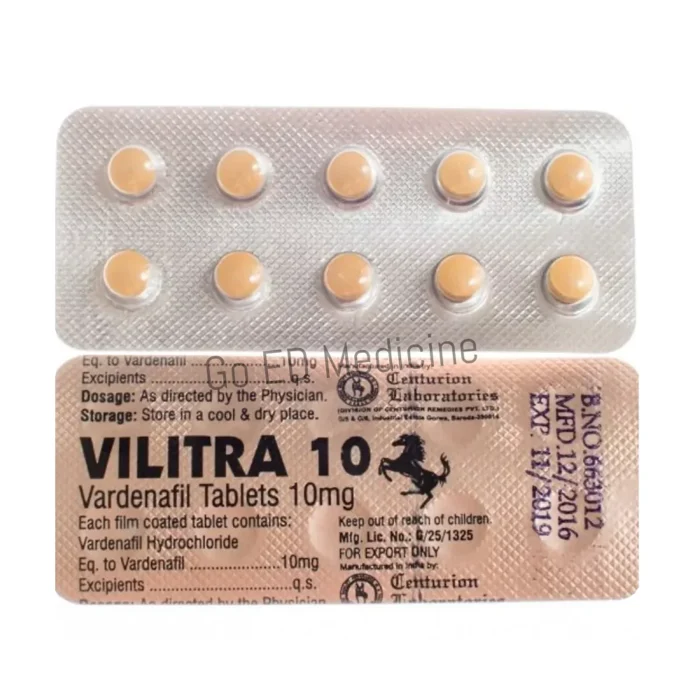 Vilitra 10mg Vardenafil Tablets 2