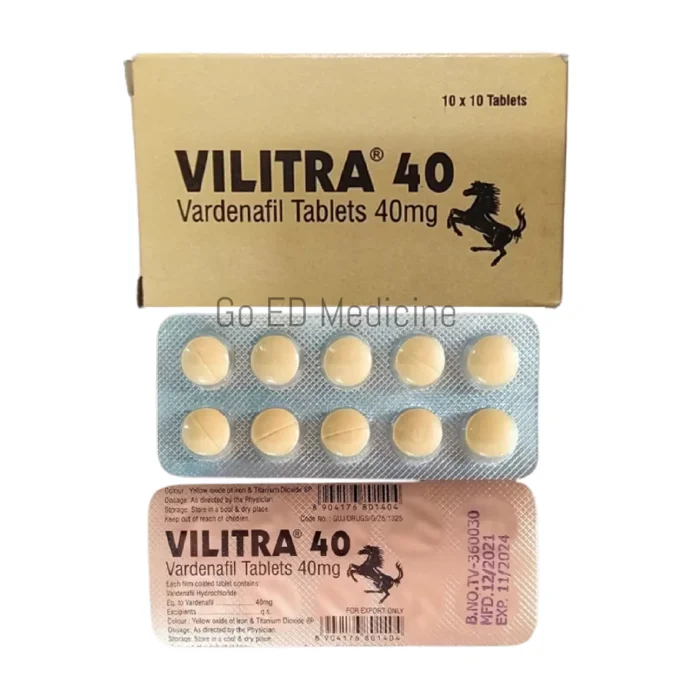 Vilitra 40mg Vardenafil Tablet 3