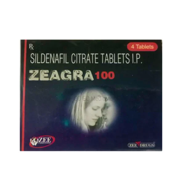 Zeagra 100mg Sildenafil Tablet 1