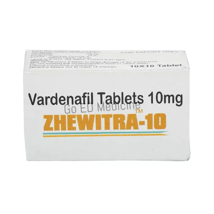 Zhewitra 10mg Vardenafil Tablet 1
