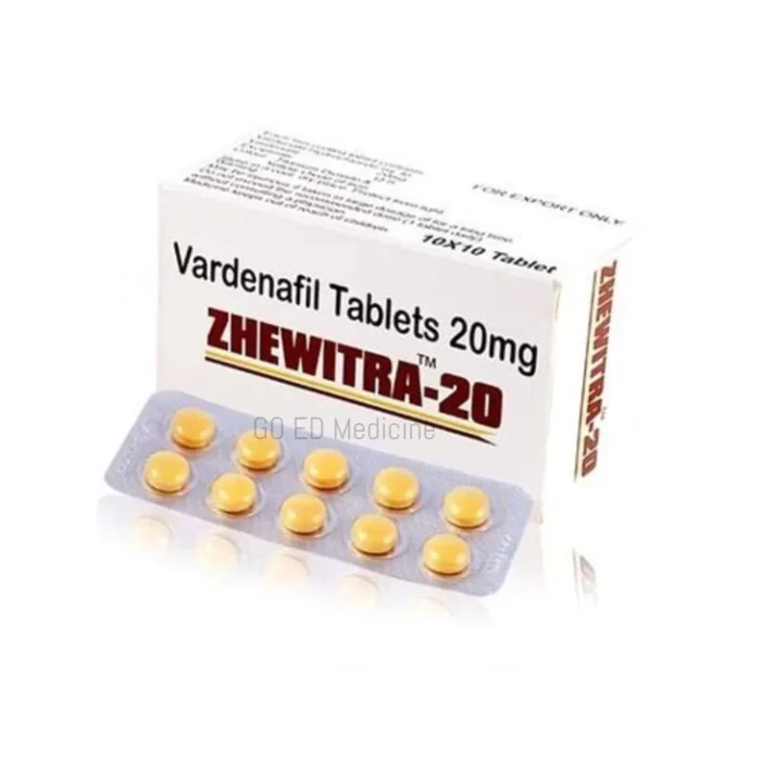 Zhewitra 20mg Vardenafil Tablet 4