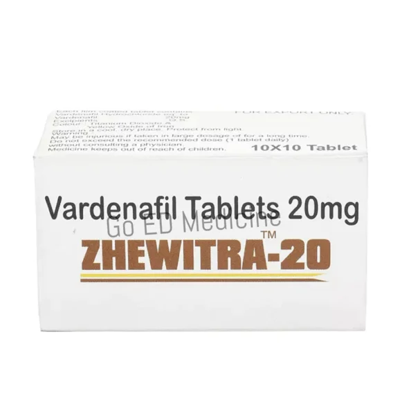 Zhewitra 20mg Vardenafil Tablet 1