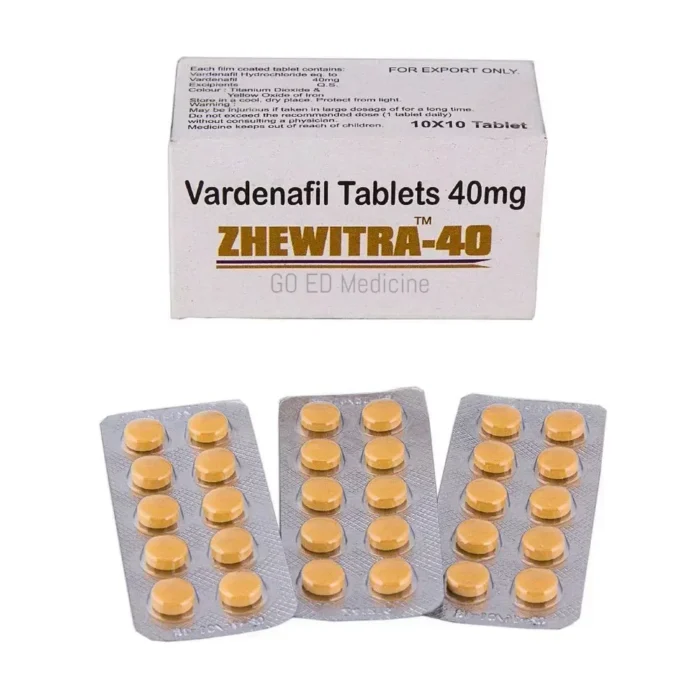 Zhewitra 40mg Vardenafil Tablet 4