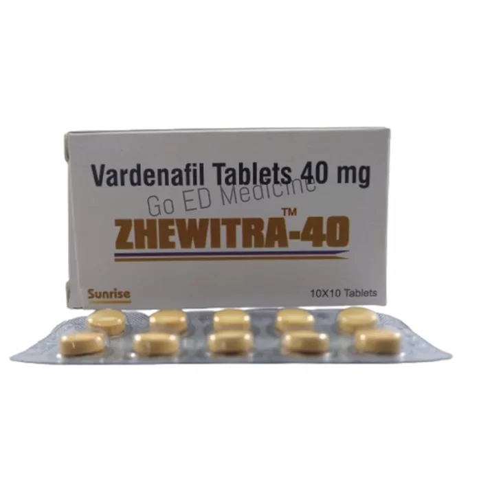 Zhewitra 40mg Vardenafil Tablet 1