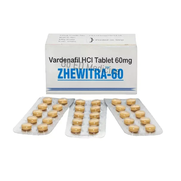 Zhewitra 60mg Sildenafil Tablet 2