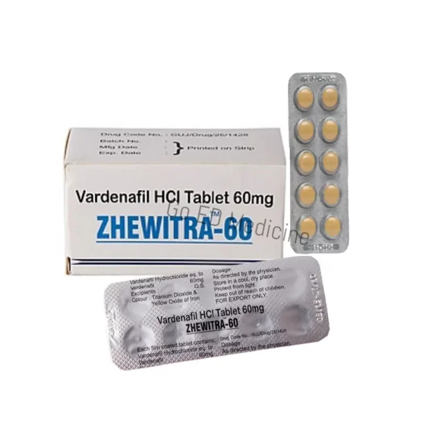 Zhewitra 60mg Sildenafil Tablet 3