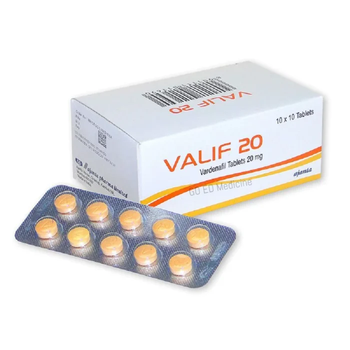 Valif 20mg Vardenafil Tablets 1