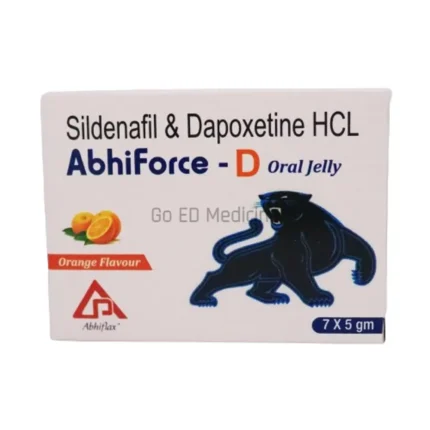 Abhiforce D 160mg Sildenafil & Dapoxetine Oral Jelly