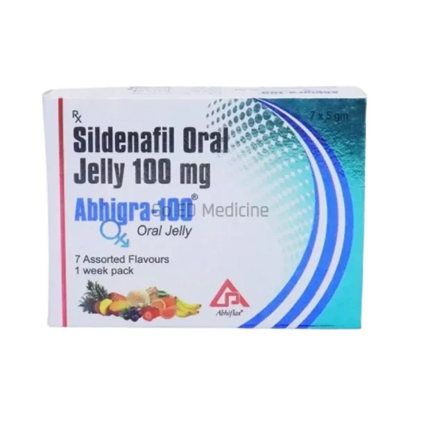 Abhigra 100mg Sildenafil Oral Jelly