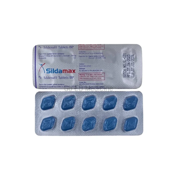 Sildamax 100mg Sildenafil Tablets 1