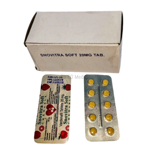 Snovitra Soft 20mg Vardenafil Tablet 1