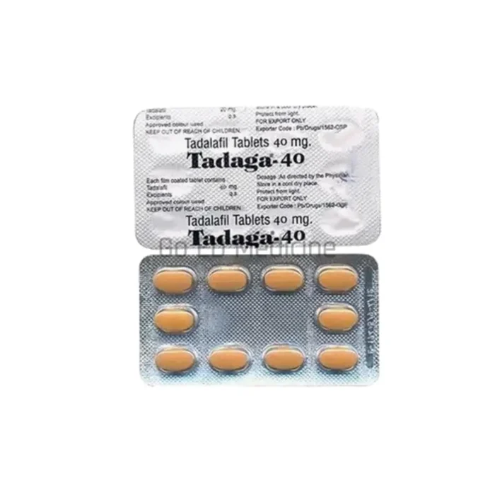 Tadaga 40mg Tadalafil Tablets