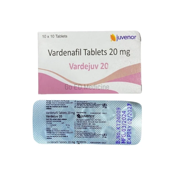 Vardejuv 20mg Vardenafil Tablets 2