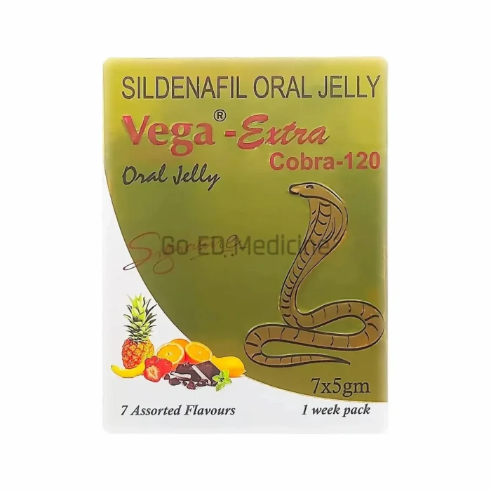 Vega Extra Cobra 120mg Sildenafil Oral Jelly