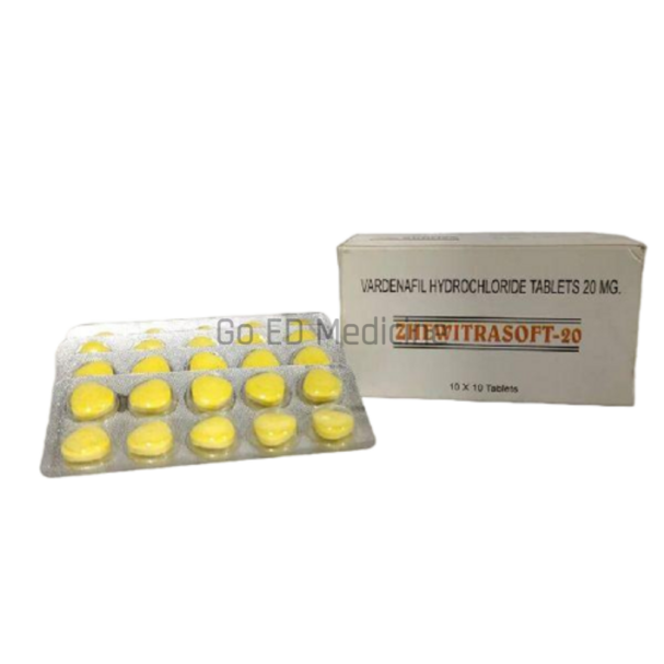 Zhewitra Soft 20mg Vardenafil Tablet