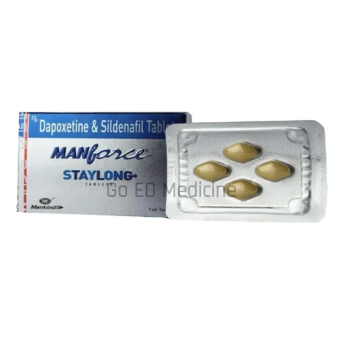 Manforce Staylong 80mg Dapoxetine & Sildenafil Tablets