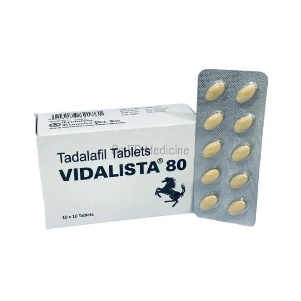 Vidalista 80mg Tadalafil Tablet 2