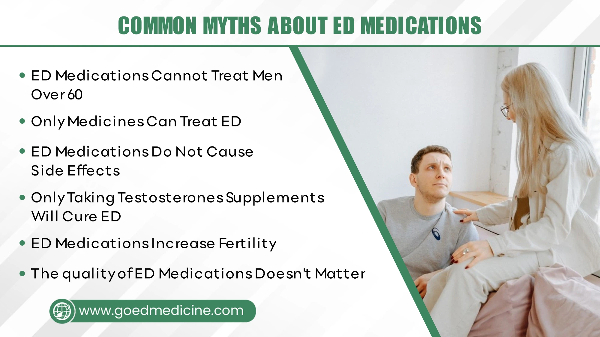 Common Myths about ED Medications Common Myths about ED Medications