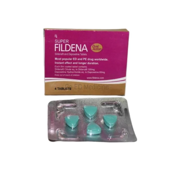 Super Fildena 160mg Sildenafil & Dapoxetine Tablets