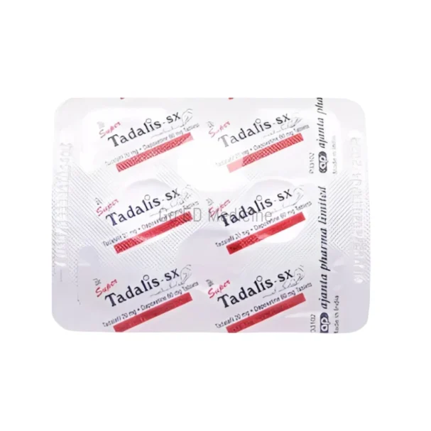 Super Tadalis-SX 80mg Tadalafil & Dapoxetine Tablets 1