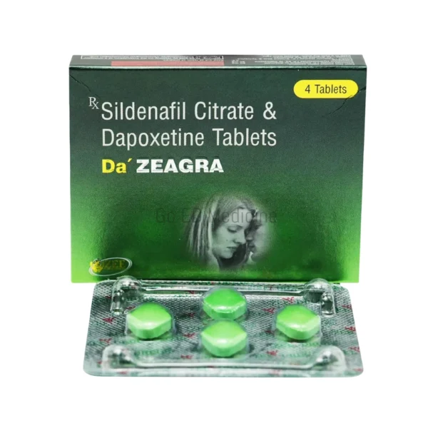 DA' Zeagra 80mg Sildenafil & Dapoxetine Tablet 2