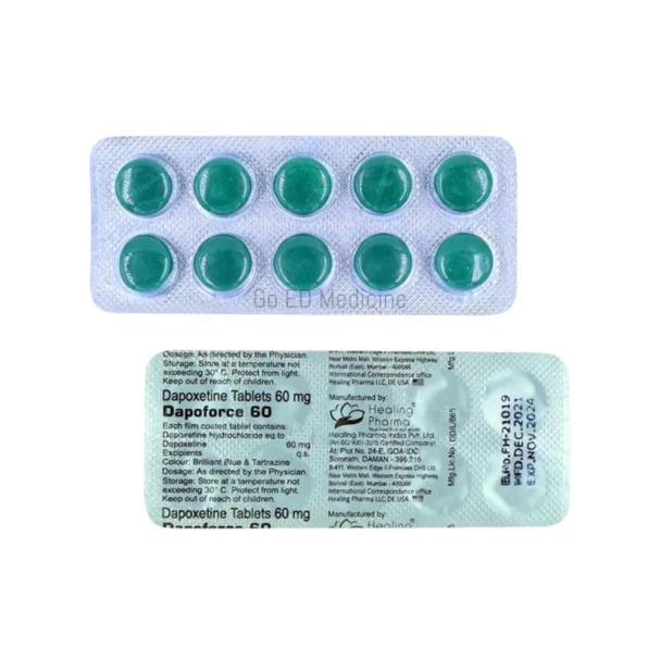 Dapoforce 60mg Dapoxetine Tablets 1
