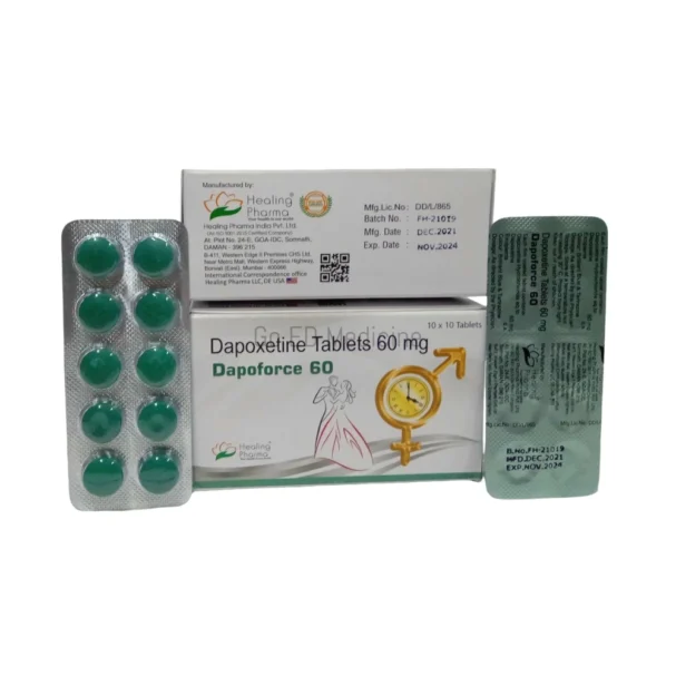 Dapoforce 60mg Dapoxetine Tablets 2