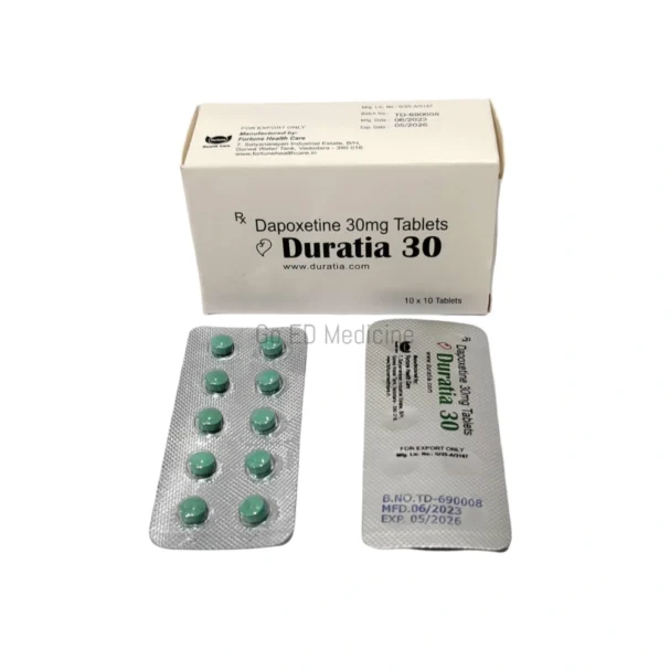 Duratia 30mg Dapoxetine Tablet 1