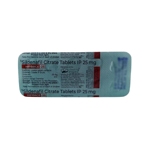 Hiforce 25mg Sildenafil Tablets 1