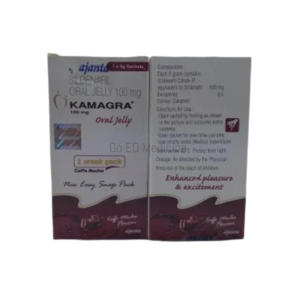 Kamagra 100mg Sildenafil Oral Jelly Caffe Mocha 1