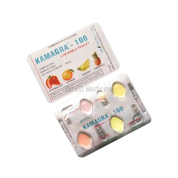 Kamagra Chewable 100mg Sildenafil Tablet 1
