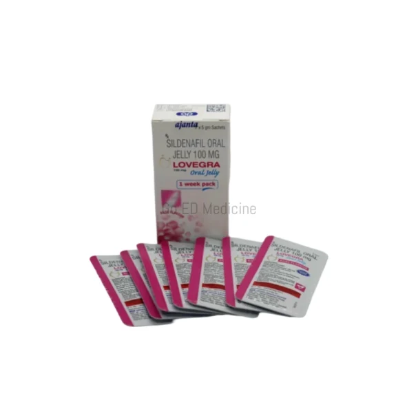 Lovegra 100mg Sildenafil Oral Jelly 1
