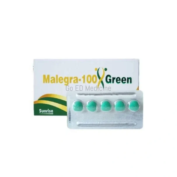 Malegra Green 100mg Sildenafil Tablet 4