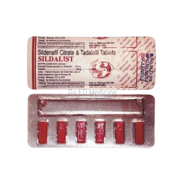 Sildalist 120mg Sildenafil & Tadalafil Tablet 3