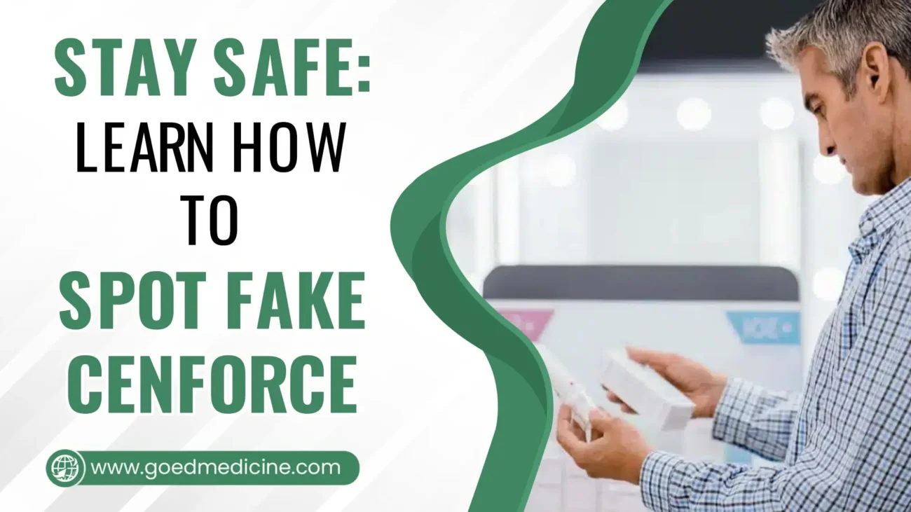 Stay Safe Learn How to Spot Fake Cenforce